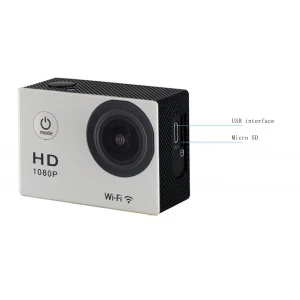 1080P Mini action cam wifi support with 30M waterproof action camera for extreme sports