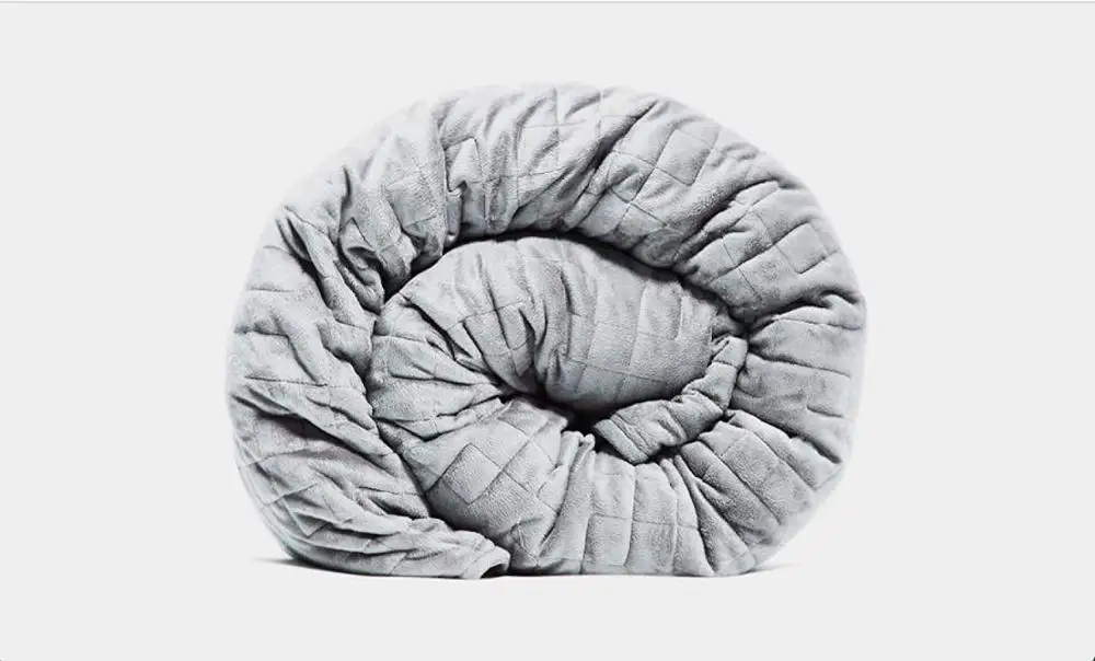 
2019 Hot Sale Luxury Kids Sleeping Weighted Baby Blanket Set with Minky Dot Cover 