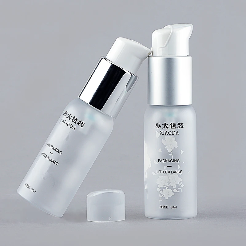 30ml lock lotion pump Double bottle in stock luxury cosmetic packaging no minimums