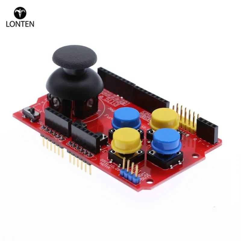  Lonten 1 шт. геймпады щит для клавиатуры джойстика PS2 ard nRF24L01 Nk 5110 LCD