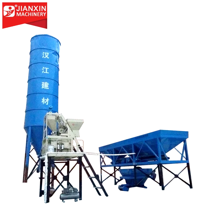 New Design Fixed Batching Plant Concrete Batching Plant Price 35m3/hr with 50 ton Cement Silo