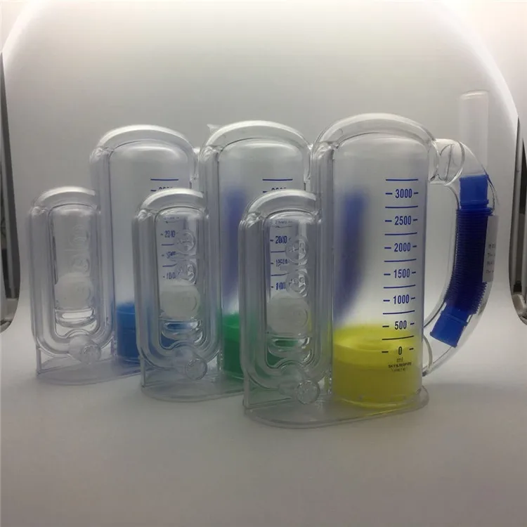
Triple Lung Excercier three Ball breathing Exerciser incentive Spirometer 