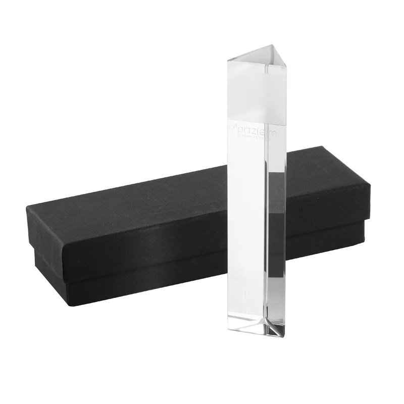 
Optical crystal glass equilateral triangular prism for sale 