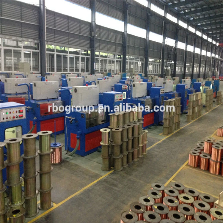 Китайской продукции горизонтального типа медь тонкой проволоки машина чертежа