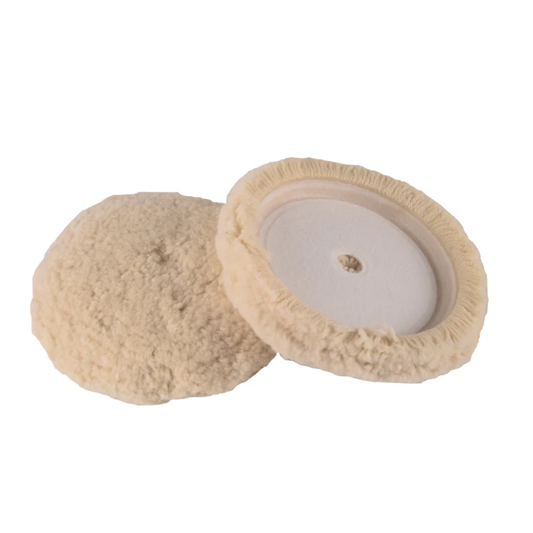 High Quality 100% Real Sheep Wool Polishing Pad For Car Care