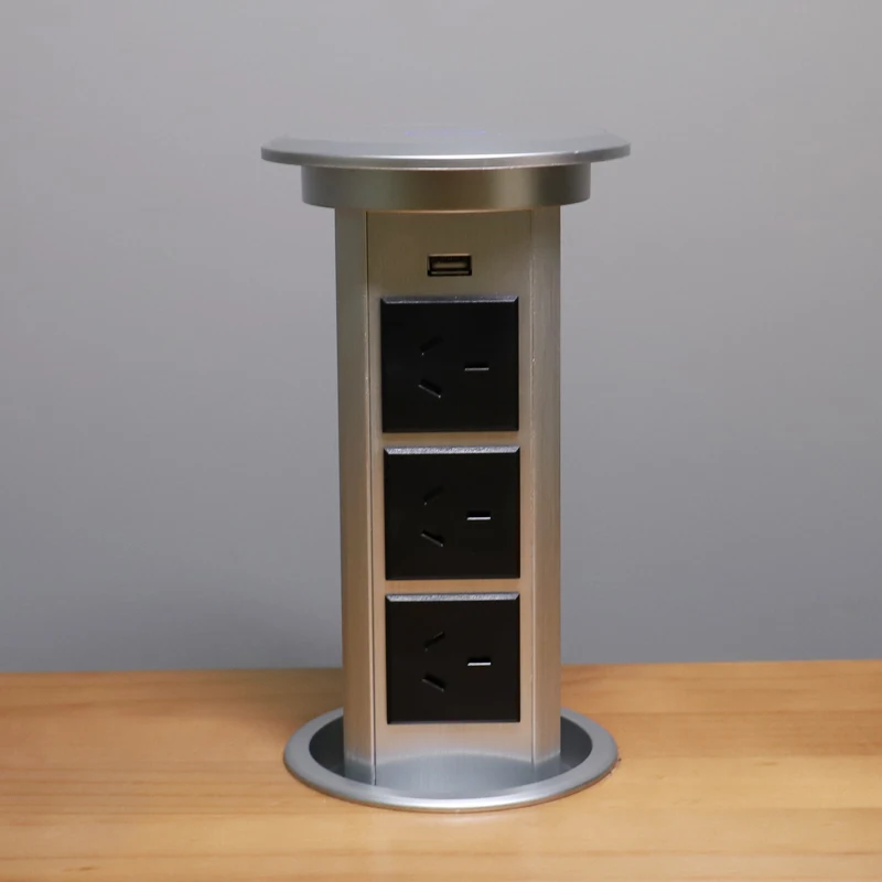 США/uk/eu/au Водонепроницаемый Автоматический Смарт выдвижной мощность временный стол разъем для кухня