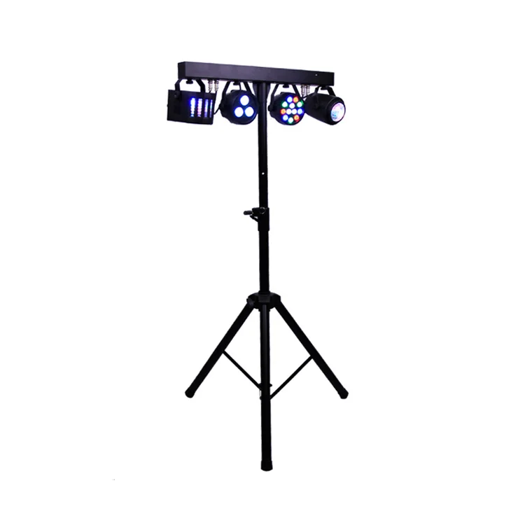 
Disco Party Used Remote Control 60W RGBW 4IN1 LED Spot Par Light Can Set 