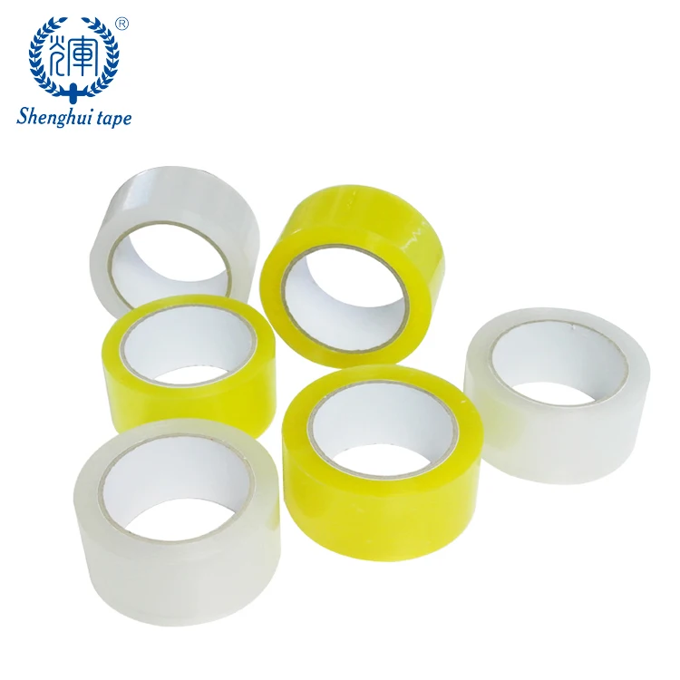 Glue Bopp Film Packaging Tape 40mic X 48mm X 40m Waterproof Adhesive Tape Clear Free Sample Acrylic Offer Printing Single Sided