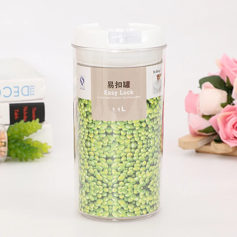 
Customized Eco-Friendly Round Type Clear Cover 1.1L Plastic Vacuum Food Storage Containers With Lid 