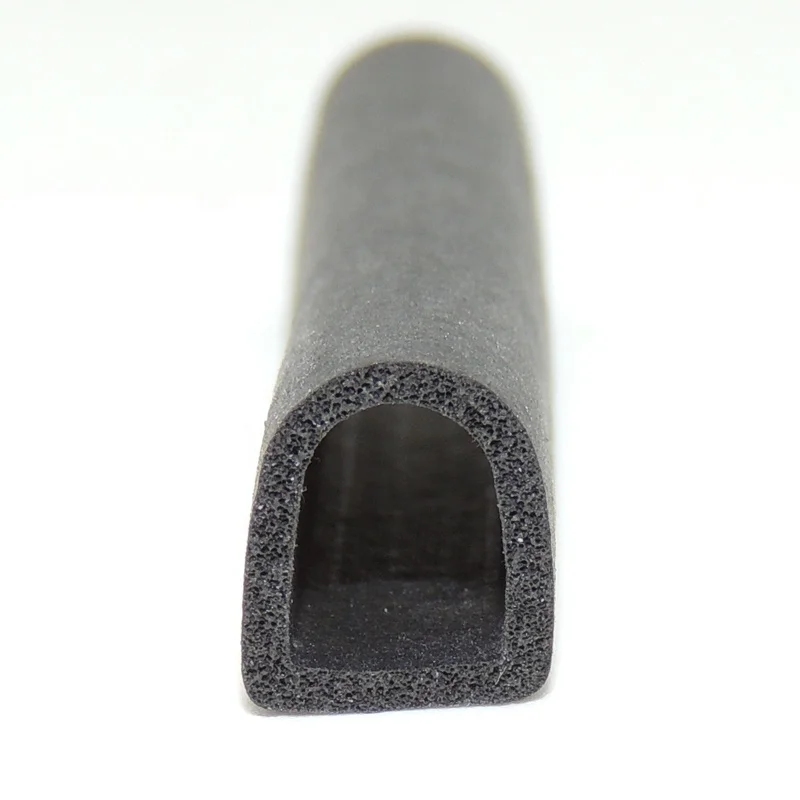 Factory direct supply D type epdm foam sunroof rubber seal strip
