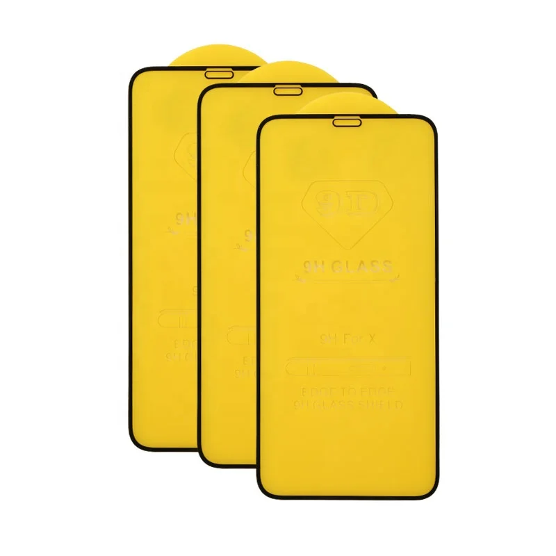  Оптовая продажа водонепроницаемое закаленное стекло 0 3 мм с полным покрытием 9D 9h Защитная пленка для экрана защитные стекла iPhone