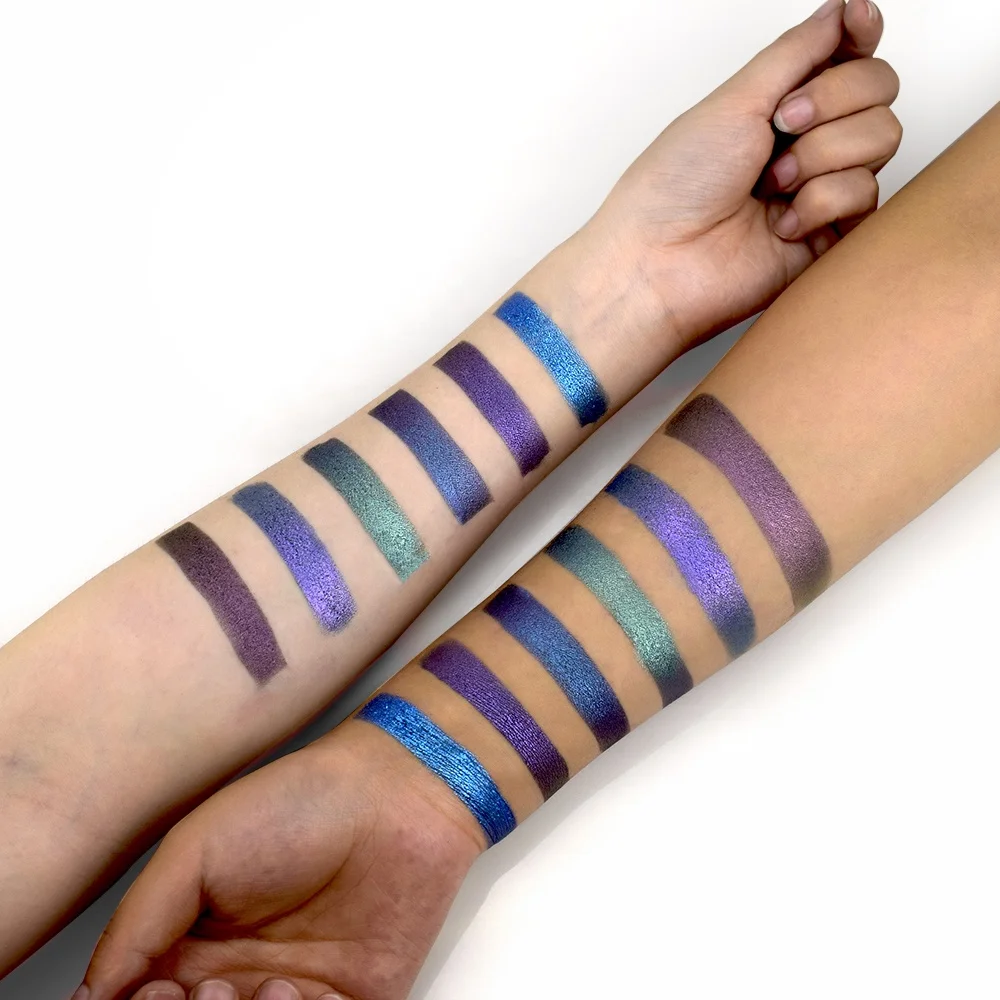Trending 2019 Wholesale Single High Pigment Loose  Neon Chrome Chameleon Eyeshadow Private Label