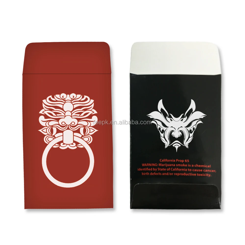 Customized design Shatter envelopes custom made Luxury shatter Coin paper Envelopes  Labels 2.25X3.5 Inch