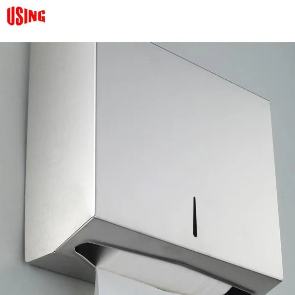 Toilet paper dispenser Stainless steel  paper towel dispenser Z Fold  bathroom Tissue manual toilet paper dispenser with lock