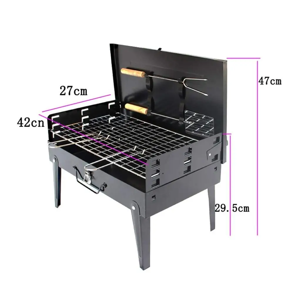Charcoal Grills Mini Grill Detachable BBQ Portable Stainless Steel Grill