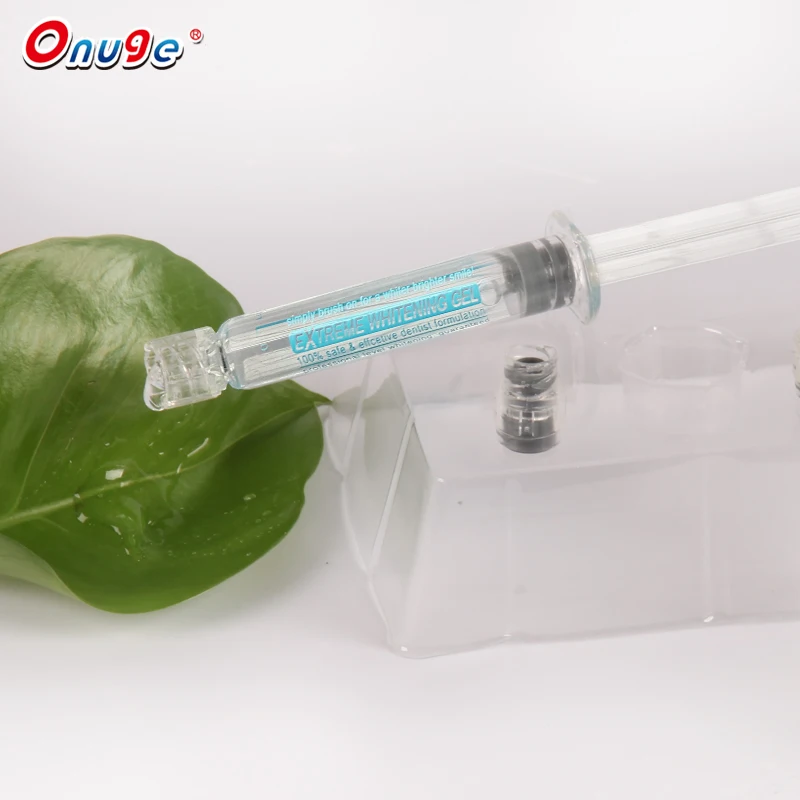 Dental care bleaching teeth whitening syringes essence gel