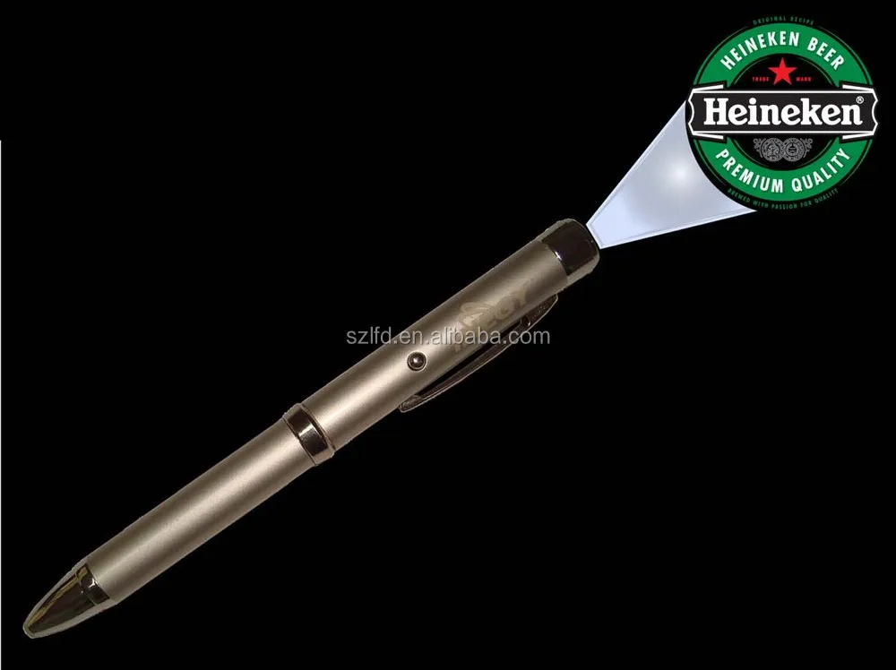 Factory Custom LOGO projection pens Cheap LED projector ballpoint pen LOGO print for promotional Advertising