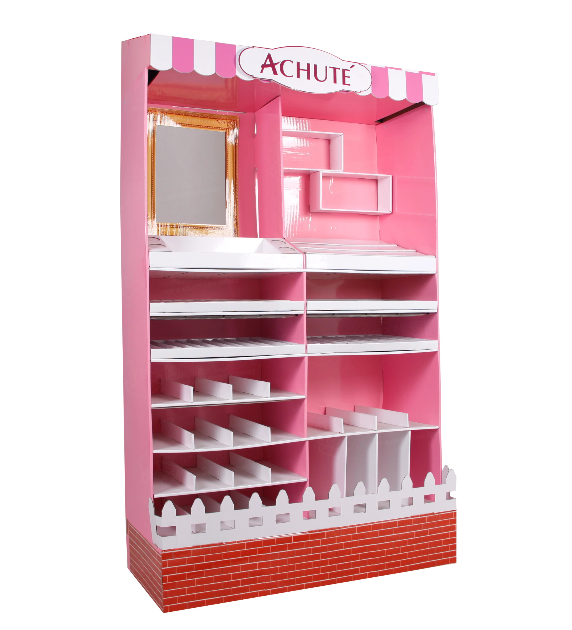 Wholesale Cardboard Pocket Display for motocross jersey t-shirt Uniqlo clothes