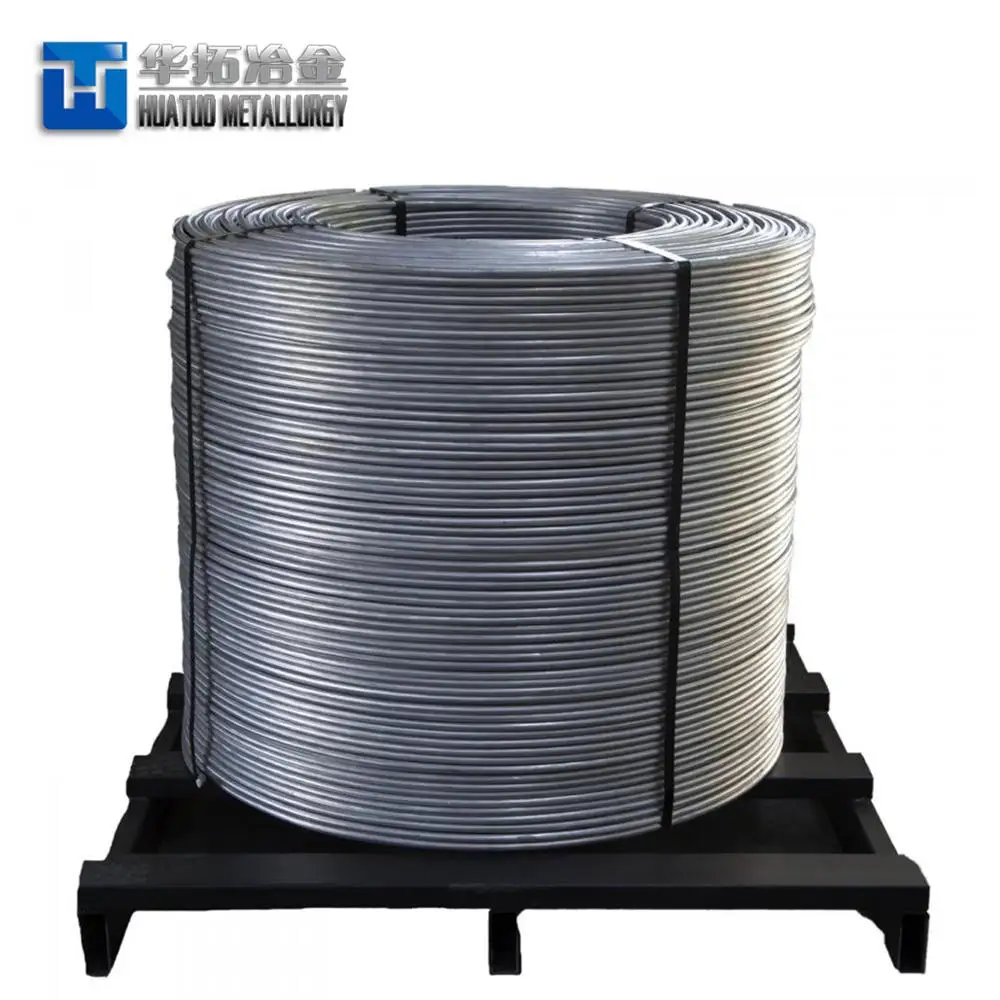 2021 Hot Sale Cored Wire/SiAlBaCa/CaSi Cored Wire For Steelmaking