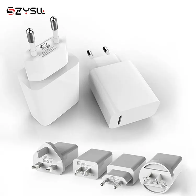 
QC 3.0 CN/US/JP/UK/EU/AU 30W PD Fast Charging Type c One Port USB Wall Charger 