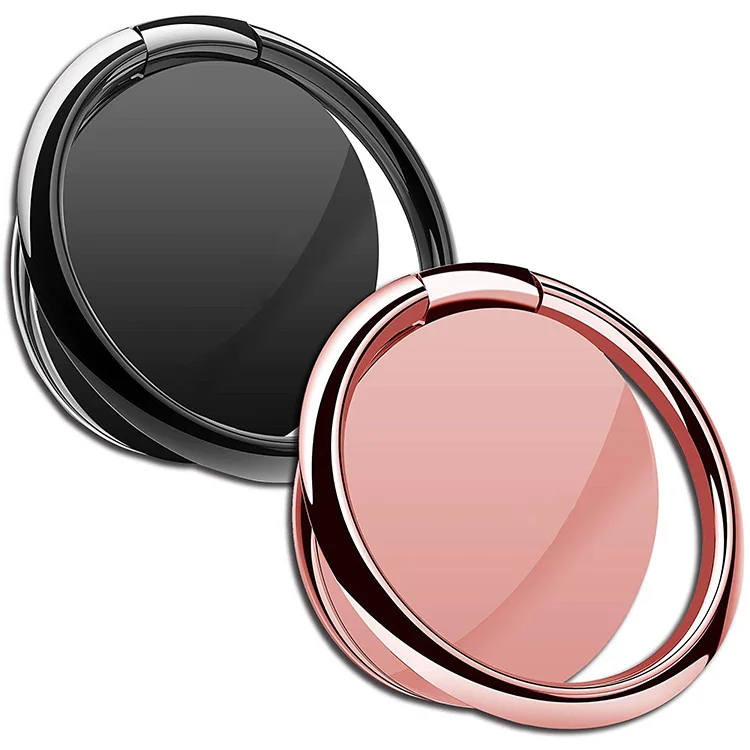 Custom Logo Ultra Thin Portable Mobile Phone Holder Cellphone Ring Holder, Metal Phone Stand Holder Ring