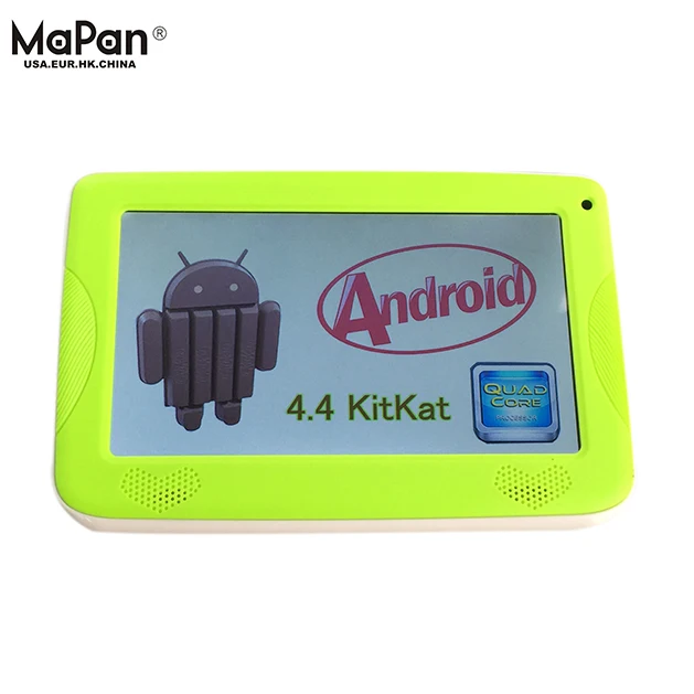 MaPan 7 Inch Android 4.4 Tablet PC for Children's Education Smart with Silicone Protective Cover