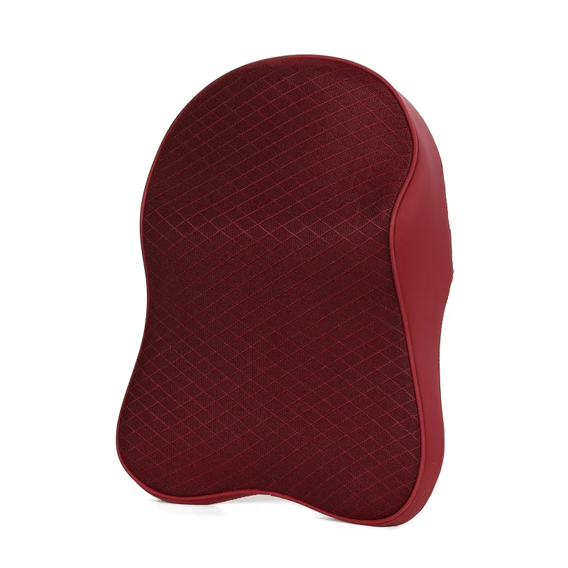 
Ventilated Mesh Fabric Car Seat Back Support Lumbar Support Pillow And Seat Cushion Sets With Extendable Strap Crash 
