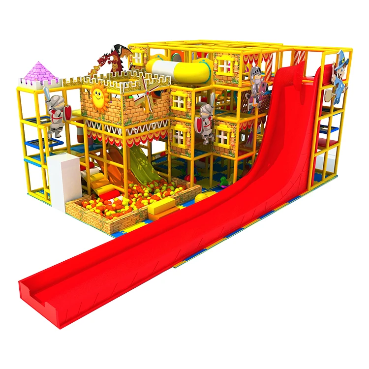 Nannan Soft Play Games Naughty Castle Kid Toy Maze Amusement Park Equipment Indoor Playground big plastic tunnel slide for child