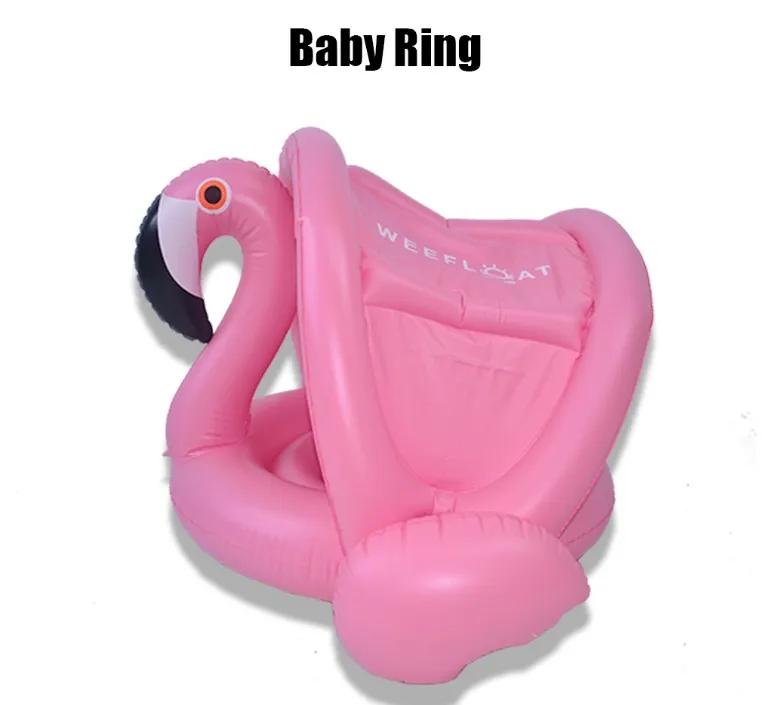 Лидер продаж, китайский производитель, надувной круг для бассейна с фламинго, ПВХ, навес для ребенка и ребенка