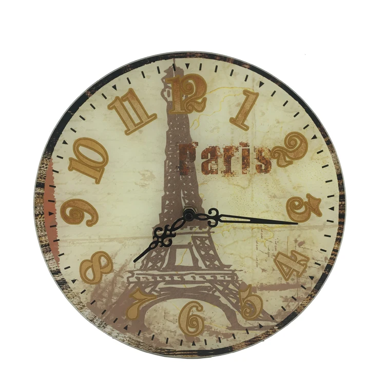 Modern Home Decorative Art Design Digital Large Glass Wall Clock