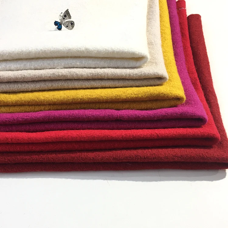 
high quality knitted italian boiled blended viscose wool suit fabric for coat 