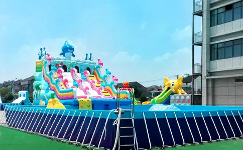 
High Quality Inflatable Water Park, Inflatable Water Playground, Frame Swimming Pool For Sale 