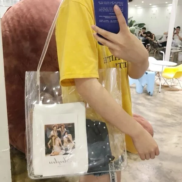 High Quality Mini Travel Simple All-Purpose PVC Handbag Single Shoulder Bag Beach Jelly Bag