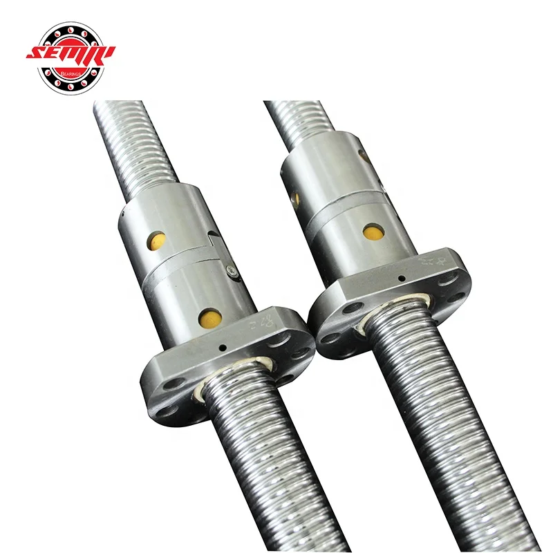 Двухрежущий фланцевый шариковый винт DFU2005 для конвейерной техники