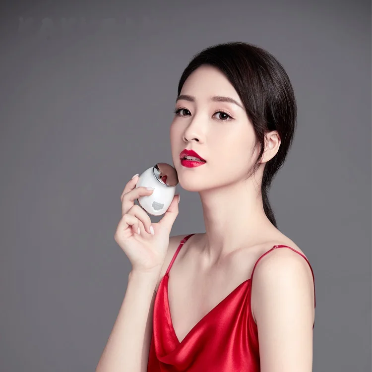 45 градусов тепла высокая частота вибрации для лица губки аппликатора массажер силиконовые чистящей