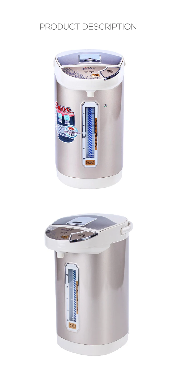 
2.8 Litre Electric Kettle with hot water pot electric Air Pots 