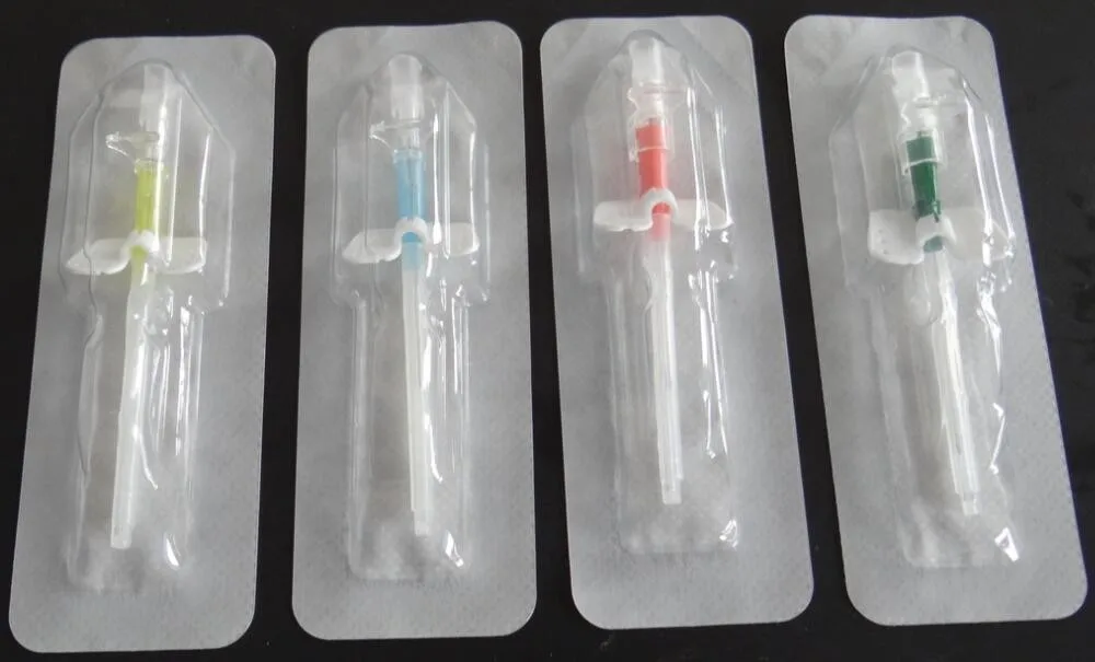 
Veterinary I.V.Catheters needle with small wings heparin cap 14G 16G 18G 20G 22G 24G 26G 