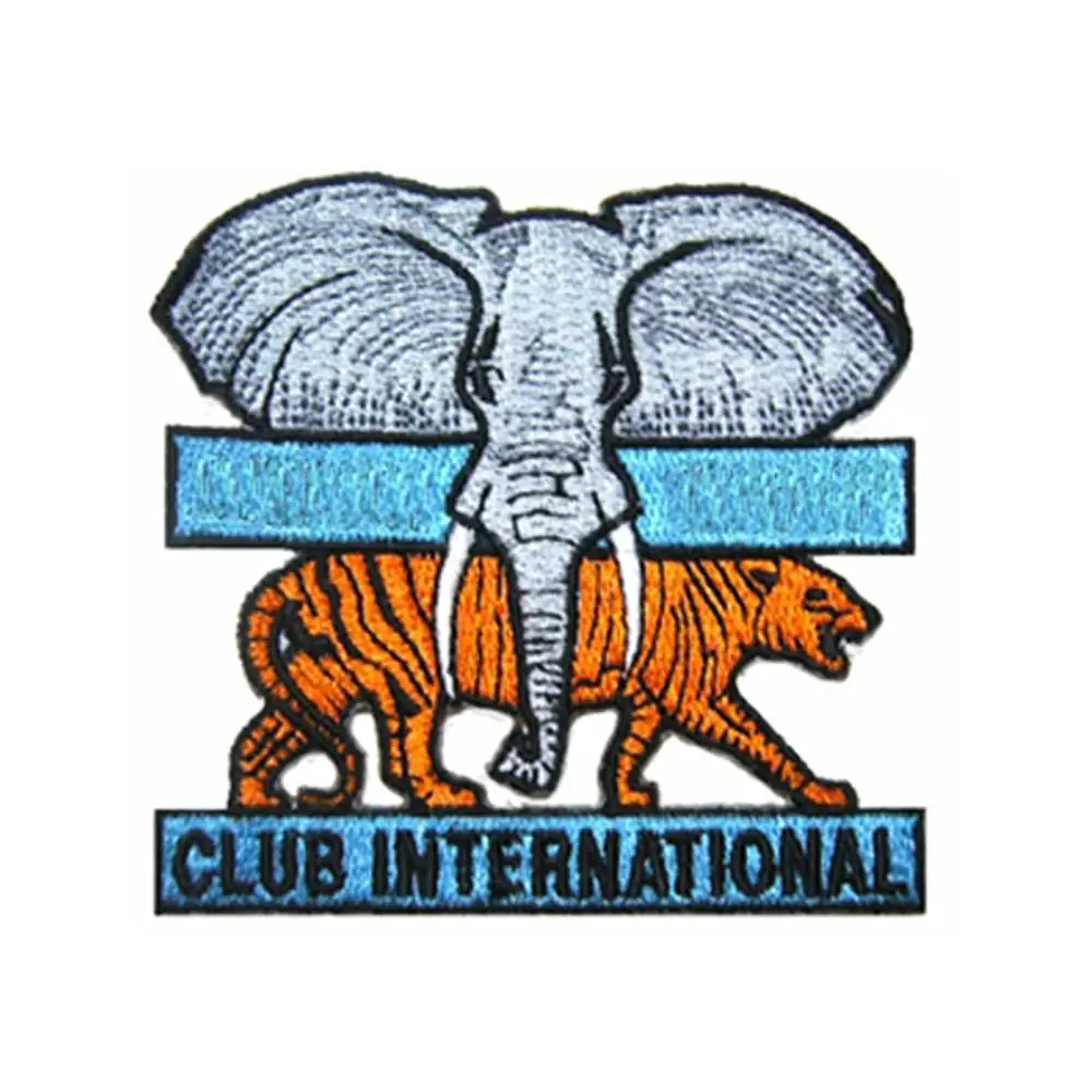 Personalised Custom Laser Cut Clothing Accessories Animal Embroidery Patches For Clothing