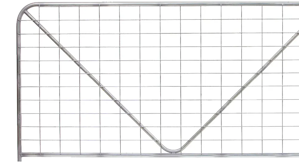 galvanized 100x200mm steel  tube metal 14 foot farm gates for sale
