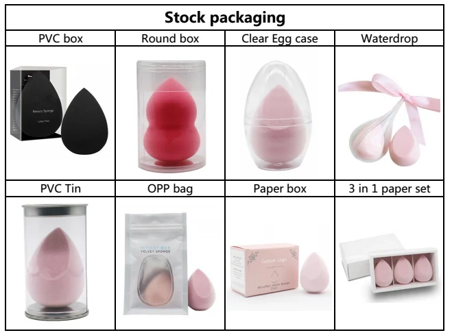 
Free Samples Non Latex Make up Sponges Super Soft Cosmetic Powder Puff Blending Beauty Makeup Sponge Blender Factory Supplier 