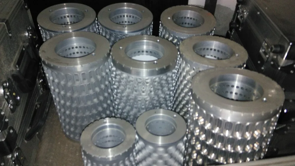 10 inch triple steps Vgel Softgel Die Roll  Tooling Set For Softgel Encapsulation Machine