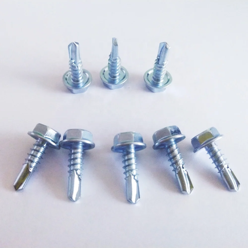 
 Дюймовые самосверлильные винты с шестигранной головкой  