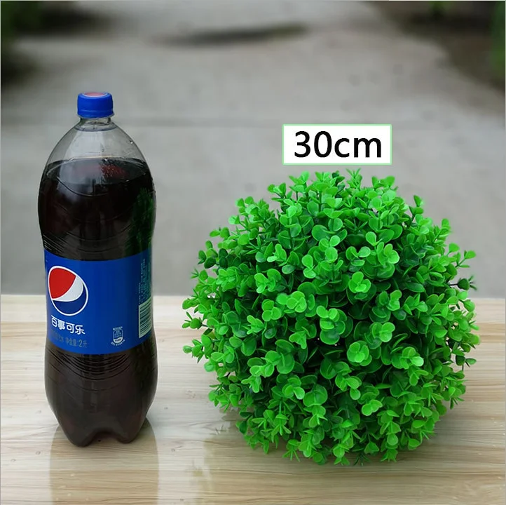 Factory price Outdoor Decoration Artificial Plant Topiary grass Ball