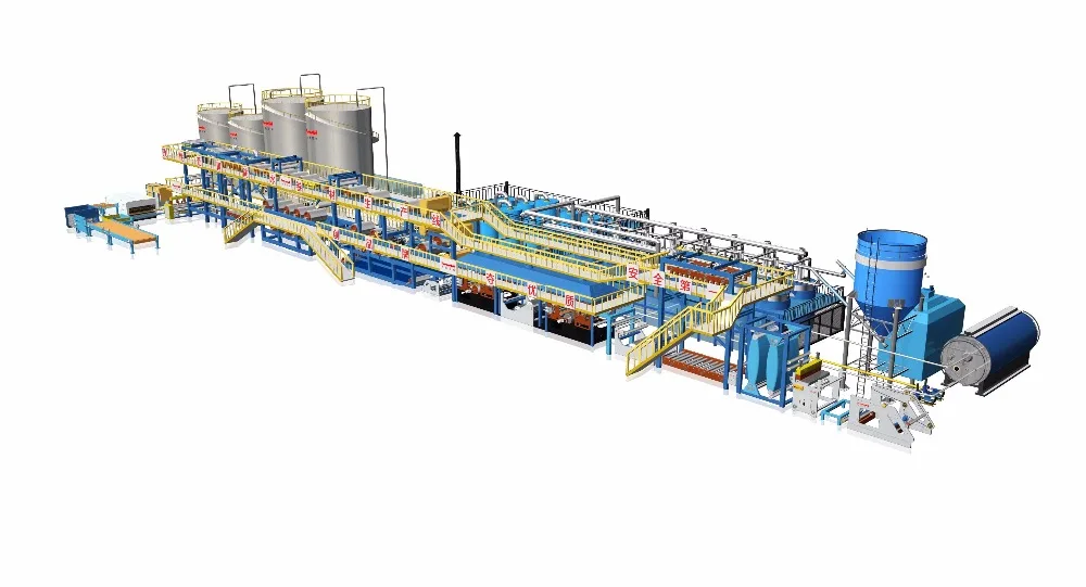 automatic building  roofing asphalt felt modified bitumen production line equipment