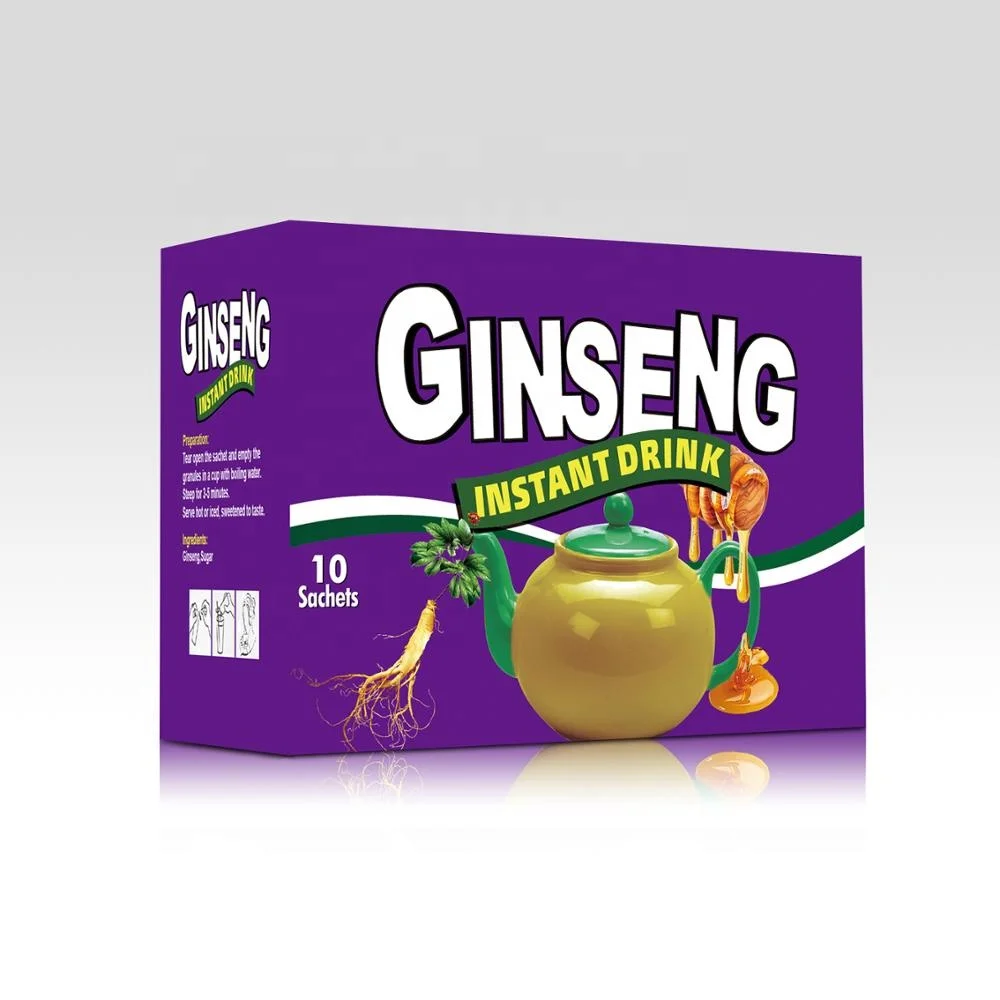Boost the Immune System  Instant Ginseng tea in granules 18g*20 sachets/box packing