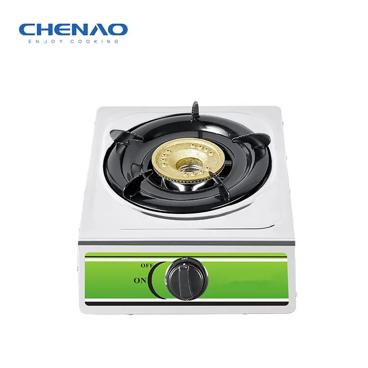 4mm Stainless steel cast iron  single gas cooker/LPG cooking stove