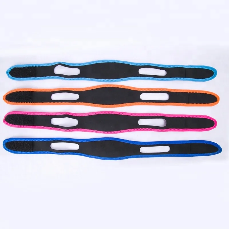 2020 men anti snore adjustable jaw belt support snore solution chin strap for sleeping