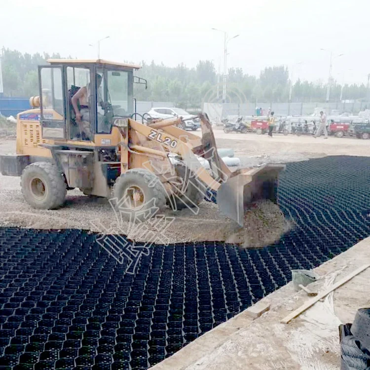 
HDPE geocell ground stabilization grid 