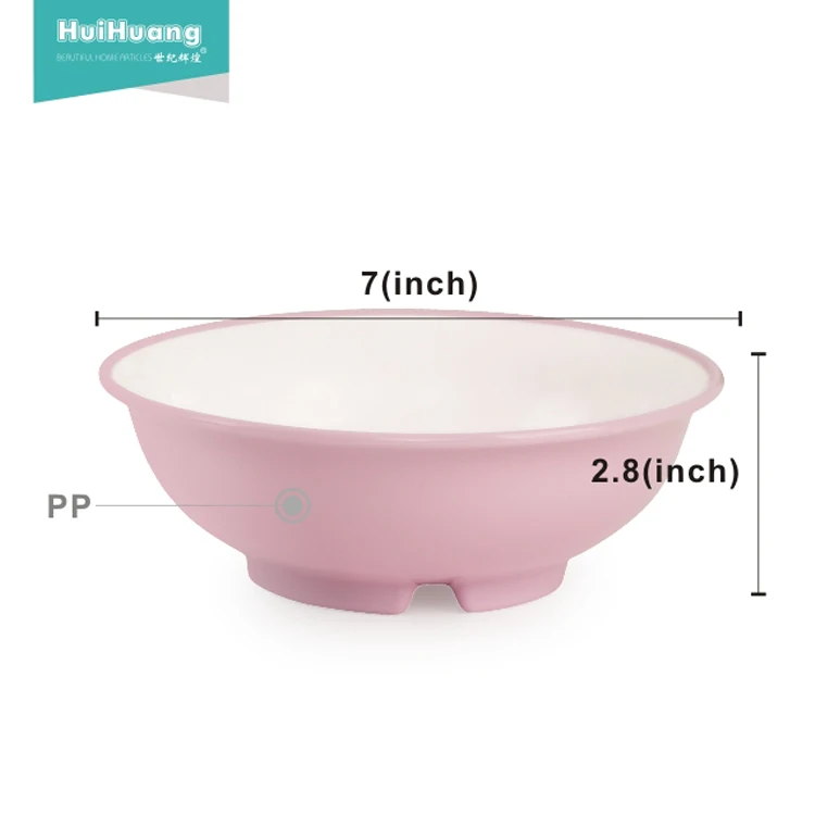 
good quality colorful tableware eco friendly kitchen large plastic bowls cheap plastic bowls hard plastic bowl for rice soup 