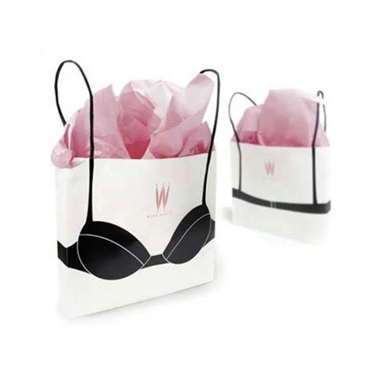 Manufacturer eco fancy custom logo printed pink cardboard luxury gift paper bag jewelry paper bag paper shopping bag with handle